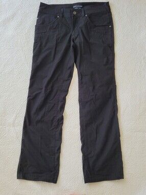 5.11 Tactical Womens Mid Rise Black Work Wear Pants Size 8 Regular Fit